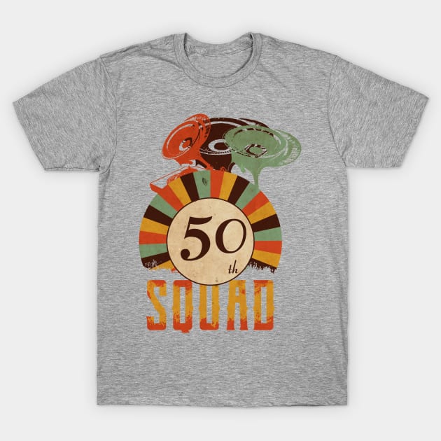 50th anniversary music squad, birthday gift vintage T-Shirt by Degiab